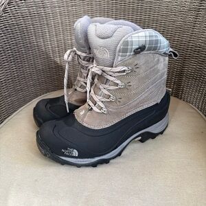 The North Face KidInsulated Winter Boots - Gray/Black